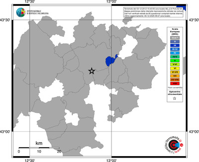 Mappa EMS - territori comuni