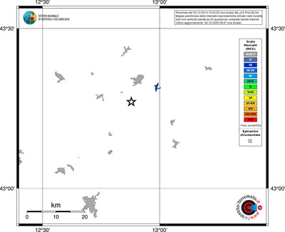 Mappa MCS - territori località