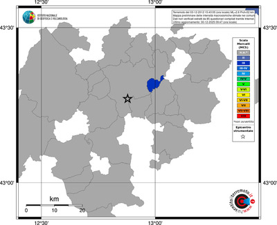 Mappa MCS - territori comuni