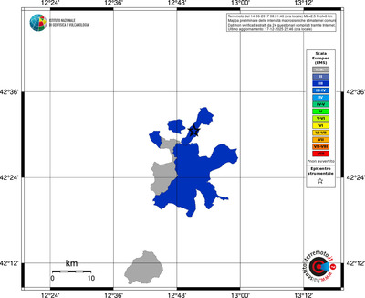 Mappa EMS - territori comuni