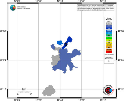 Mappa MCS - territori comuni