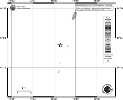 Mappa EMS - territori località