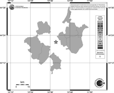 Mappa MCS - territori comuni