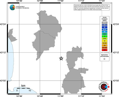 Mappa EMS - territori comuni