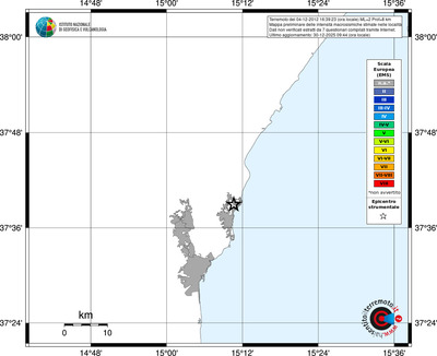 Mappa EMS - territori località