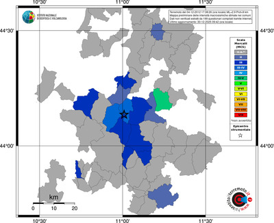 Mappa MCS - territori comuni