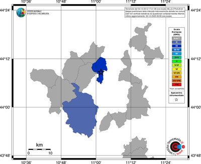 Mappa EMS - territori comuni