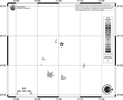 Mappa MCS - territori località
