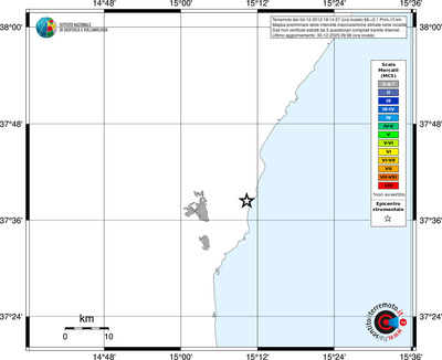 Mappa MCS - territori località