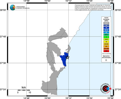 Mappa EMS - territori comuni