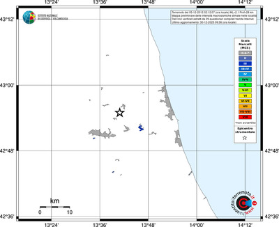 Mappa MCS - territori località