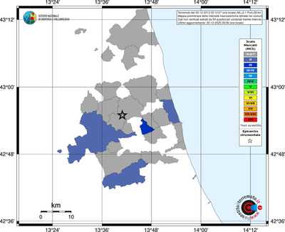 Mappa MCS - territori comuni