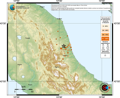 Mappa comuni con almeno 3 questionari