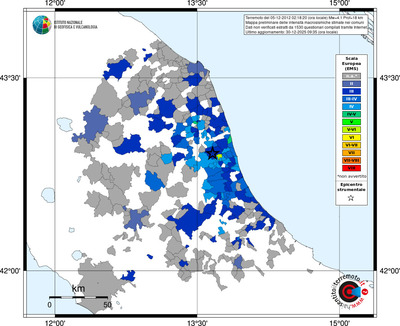 Mappa EMS - territori comuni