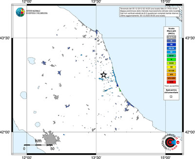 Mappa MCS - territori località