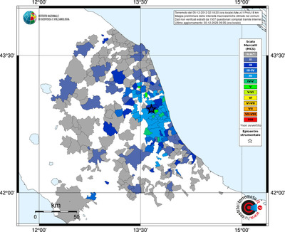 Mappa MCS - territori comuni