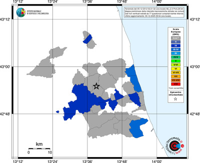 Mappa EMS - territori comuni