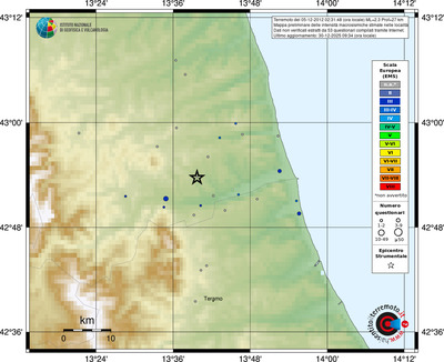 Mappa EMS - località