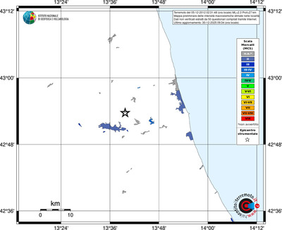 Mappa MCS - territori località