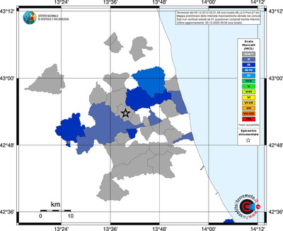 Mappa MCS - territori comuni