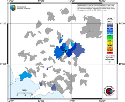 Mappa MCS - territori comuni