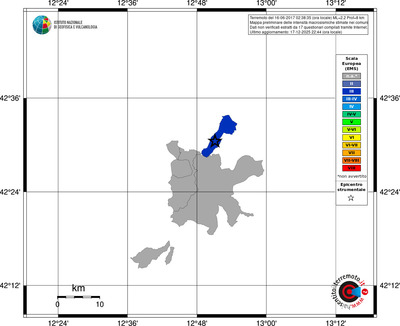 Mappa EMS - territori comuni