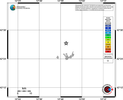 Mappa MCS - territori località