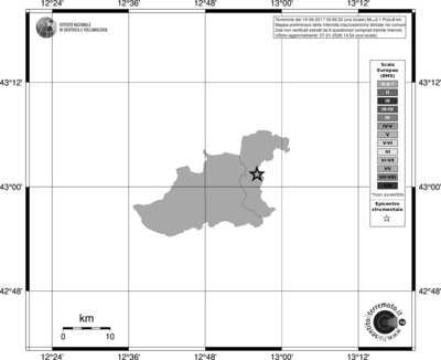 Mappa EMS - territori comuni