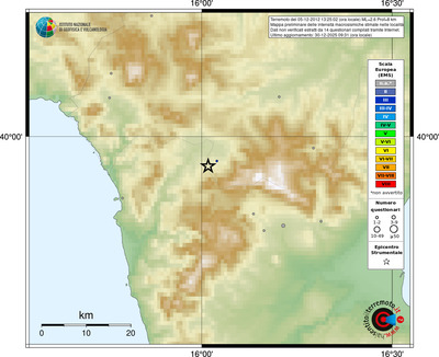 Mappa EMS - località