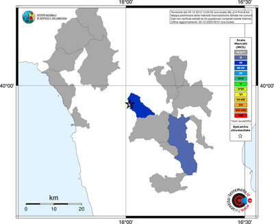 Mappa MCS - territori comuni