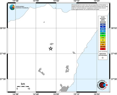 Mappa EMS - territori località