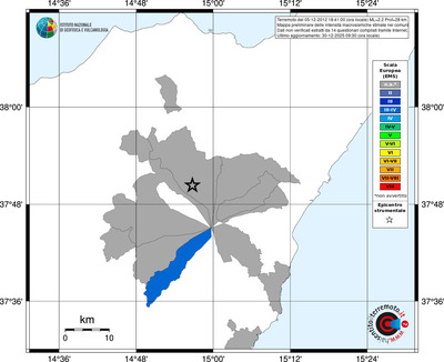 Mappa EMS - territori comuni