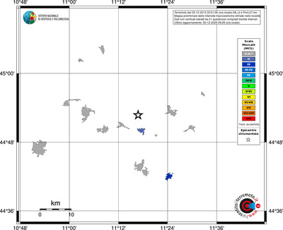 Mappa MCS - territori località