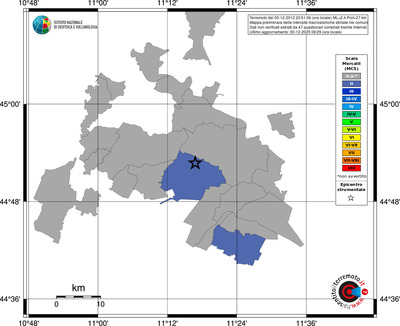 Mappa MCS - territori comuni
