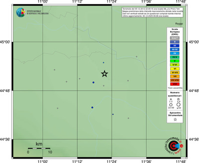 Mappa EMS - località