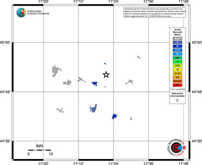 Mappa MCS - territori località