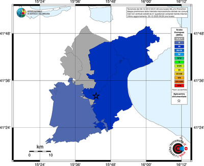 Mappa EMS - territori comuni