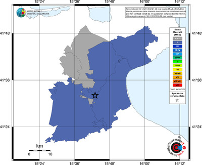 Mappa MCS - territori comuni
