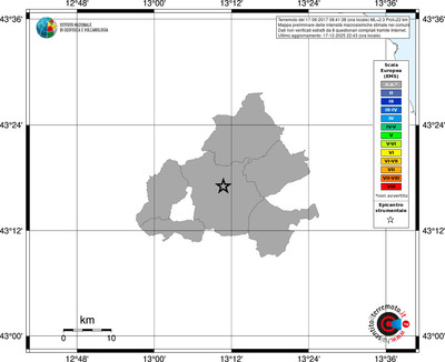 Mappa EMS - territori comuni