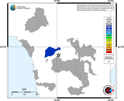 Mappa MCS - territori comuni