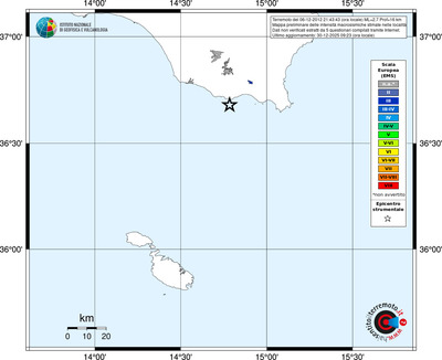 Mappa EMS - territori località