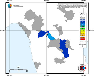 Mappa EMS - territori comuni