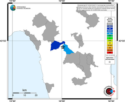 Mappa MCS - territori comuni