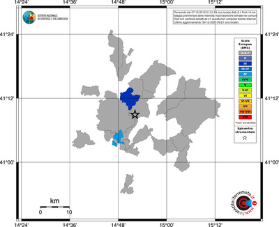 Mappa EMS - territori comuni
