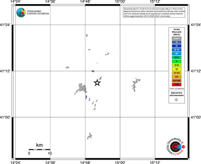 Mappa MCS - territori località