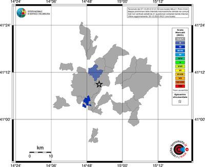 Mappa MCS - territori comuni