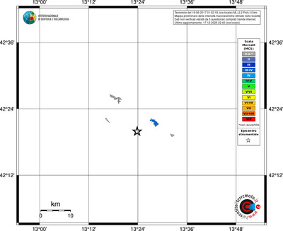 Mappa MCS - territori località