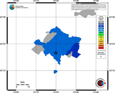 Mappa MCS - territori comuni