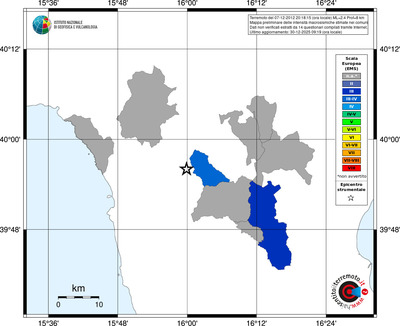 Mappa EMS - territori comuni