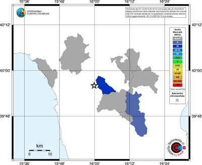 Mappa MCS - territori comuni